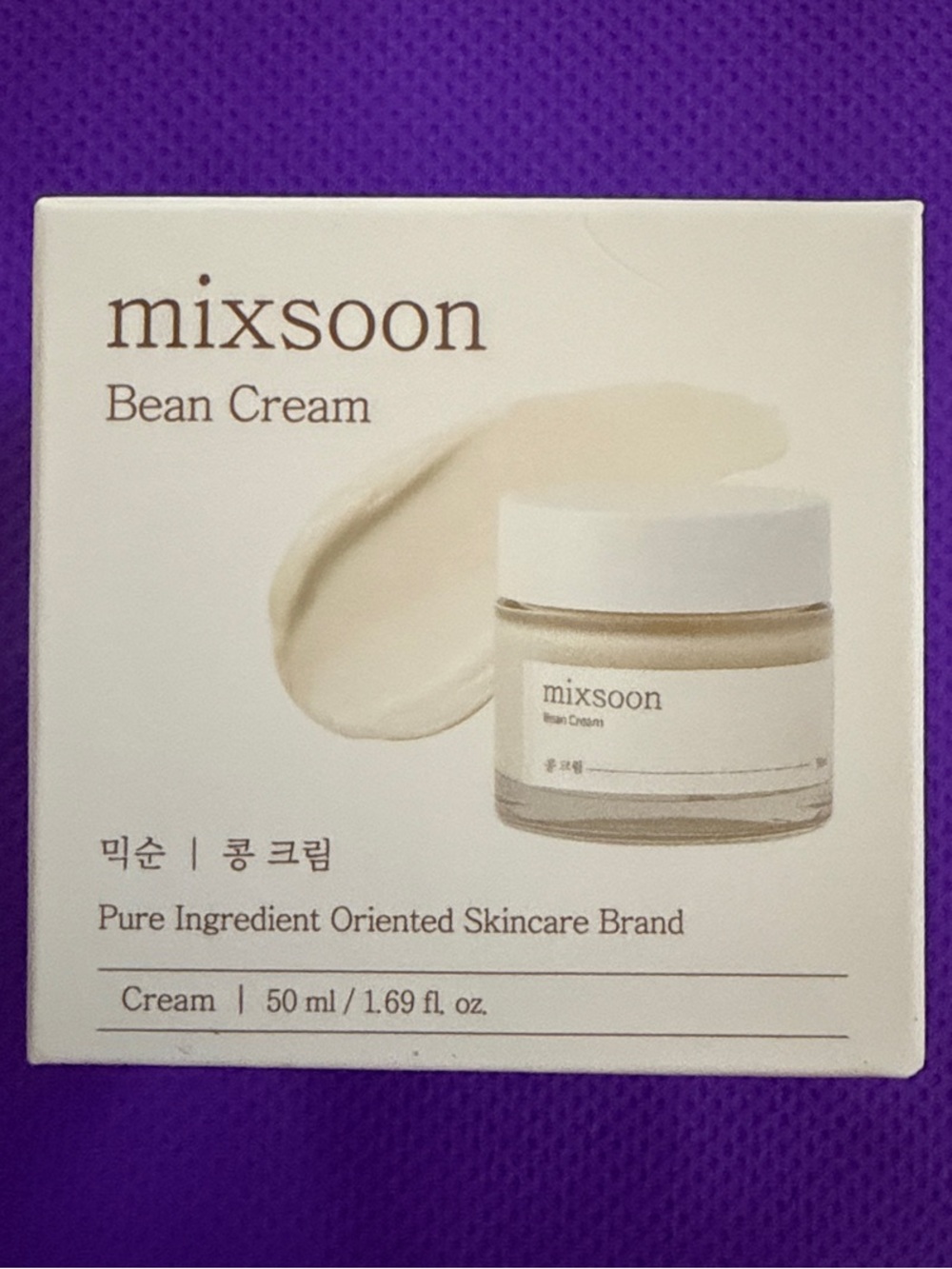 mixsoon Bean Cream Moisturizer — Cream Hydration for Daily Skin Care